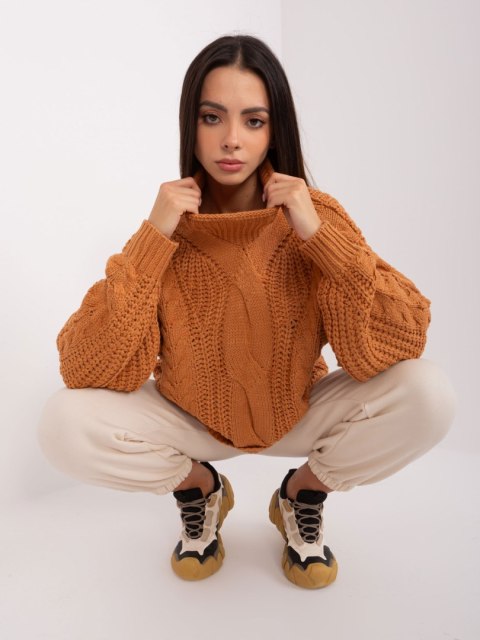 sweter oversize z bufiastym rękawem i warkoczami kolory sweter oversize z bufiastym rękawem i warkoczami kolory