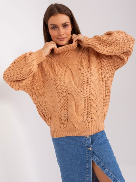 sweter oversize z bufiastym rękawem i warkoczami kolory sweter oversize z bufiastym rękawem i warkoczami kolory
