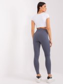 sportowe legginsy basic w prążek kolory