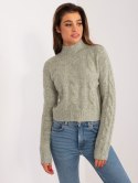 dzianinowy sweter w warkocze MAYFLIES