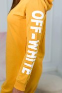 Sukienka Off White musztardowy