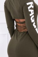 Sukienka Ragged khaki