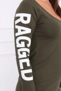 Sukienka Ragged khaki