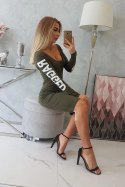 Sukienka Ragged khaki