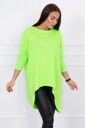 Bluzka oversize zielony neon