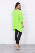 Bluzka oversize zielony neon