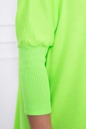 Bluzka oversize zielony neon