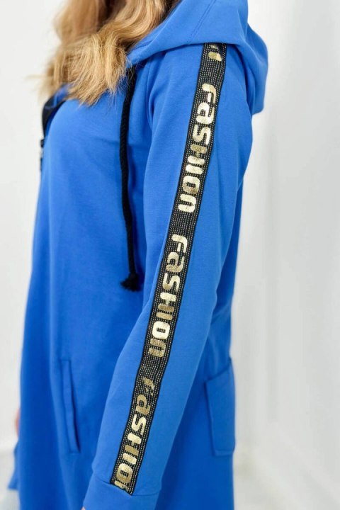 Bluza z suwakiem z tyłu jeans Bluza z suwakiem z tyłu jeans