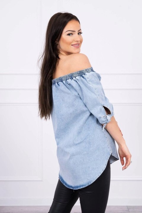 Bluzka jeansowa ze stretchem Bluzka jeansowa ze stretchem