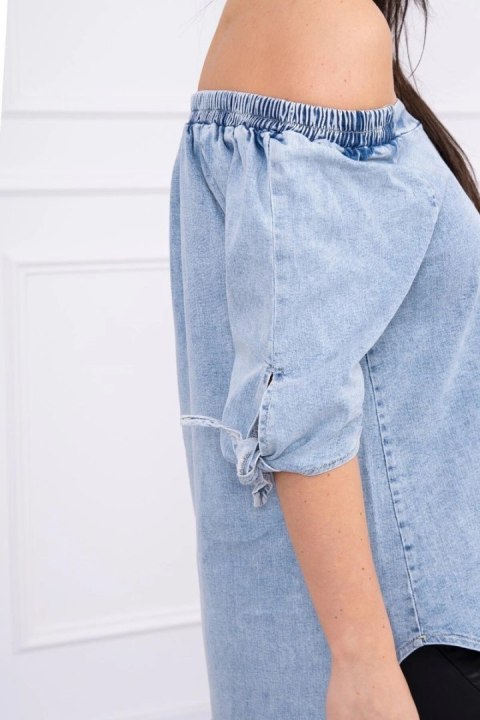 Bluzka jeansowa ze stretchem Bluzka jeansowa ze stretchem