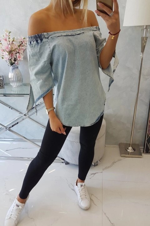 Bluzka jeansowa ze stretchem Bluzka jeansowa ze stretchem