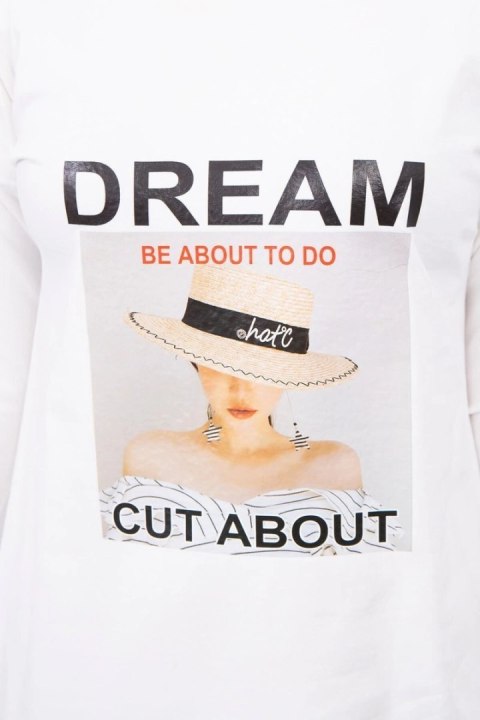 Sukienka z nadrukiem Dream ecru Sukienka z nadrukiem Dream ecru