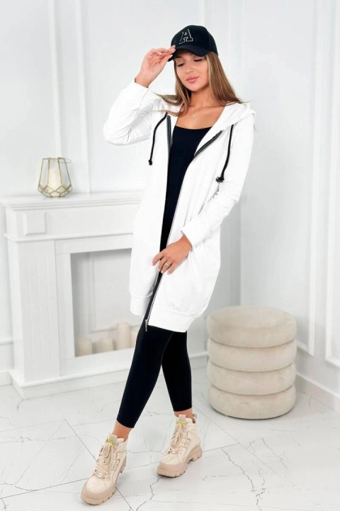 Bluza sukienkowa z kapturem ecru Bluza sukienkowa z kapturem ecru
