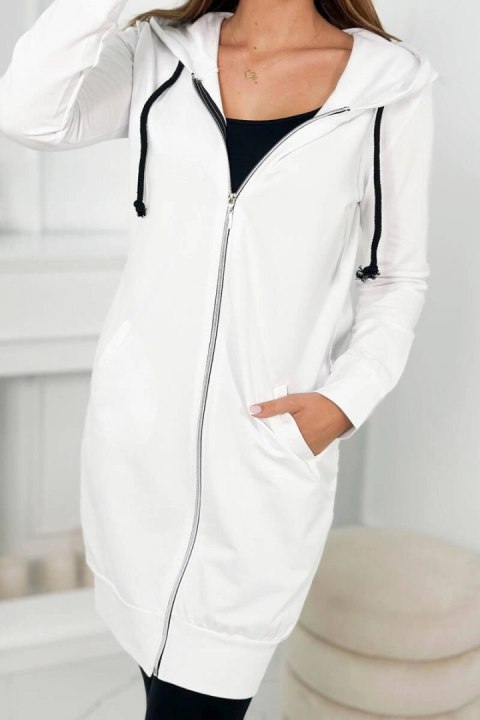 Bluza sukienkowa z kapturem ecru Bluza sukienkowa z kapturem ecru