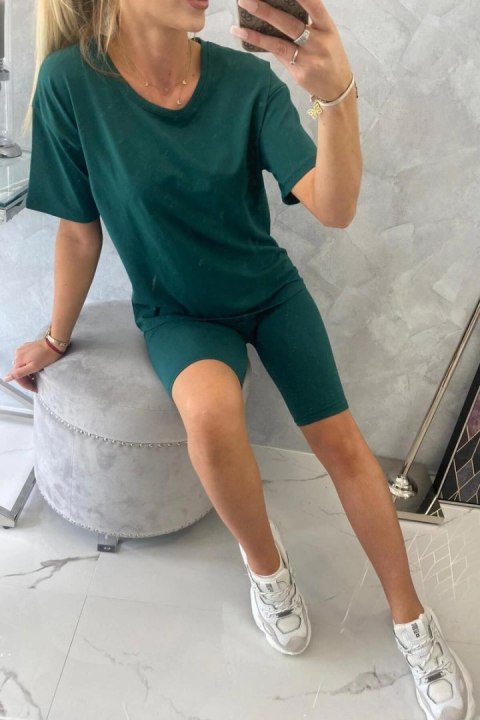 Komplet top+legginsy ciemny zielony Komplet top+legginsy ciemny zielony