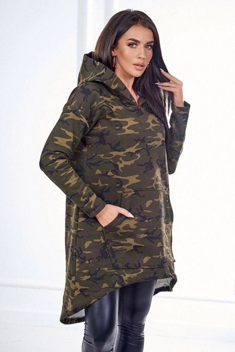 Sukienka moro khaki+zielony Sukienka moro khaki+zielony