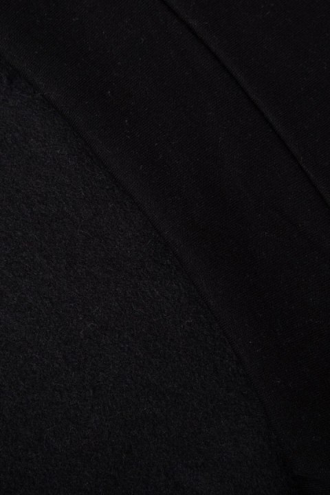 Bluza z kapturem z naszywkami czarna Bluza z kapturem z naszywkami czarna