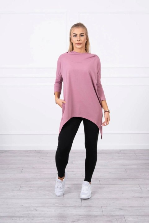 Bluza z nadrukiem roweru ciemny różowy Bluza z nadrukiem roweru ciemny różowy