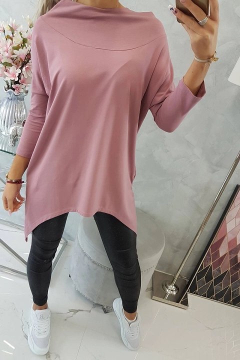 Bluza z nadrukiem roweru ciemny różowy Bluza z nadrukiem roweru ciemny różowy