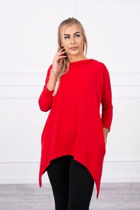 Bluza z nadrukiem roweru czerwona Bluza z nadrukiem roweru czerwona