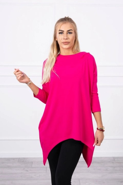 Bluza z nadrukiem roweru fuksja Bluza z nadrukiem roweru fuksja