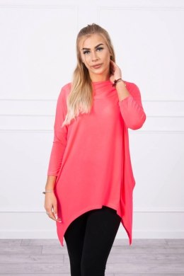 Bluza z nadrukiem roweru różowy neon