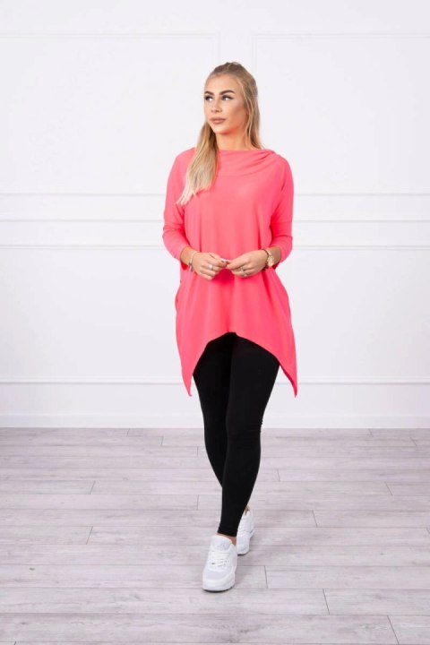 Bluza z nadrukiem roweru różowy neon Bluza z nadrukiem roweru różowy neon