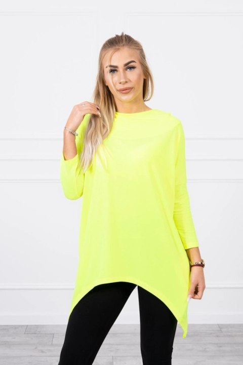 Bluza z nadrukiem roweru żółty neon Bluza z nadrukiem roweru żółty neon