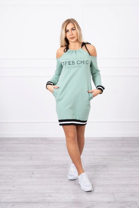Sukienka Tres Chic ciemny miętowy Sukienka Tres Chic ciemny miętowy