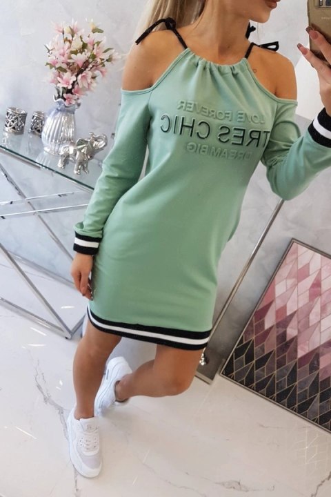 Sukienka Tres Chic ciemny miętowy Sukienka Tres Chic ciemny miętowy