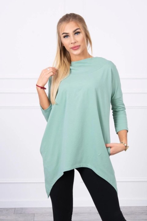 Bluza z nadrukiem roweru ciemno miętowa Bluza z nadrukiem roweru ciemno miętowa