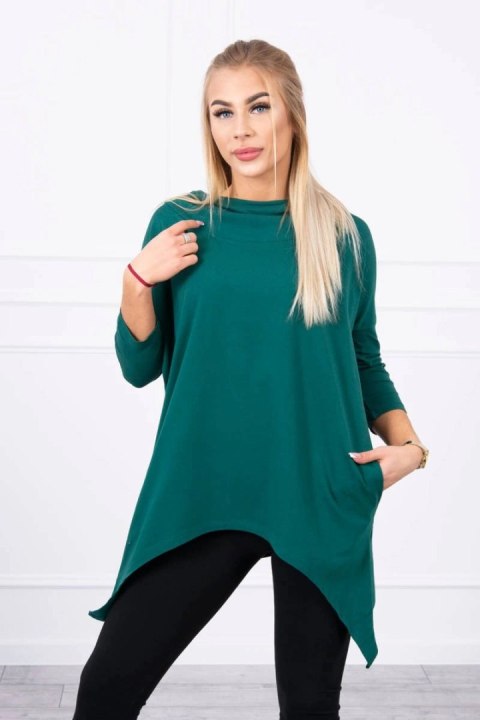Bluza z nadrukiem roweru zielona Bluza z nadrukiem roweru zielona