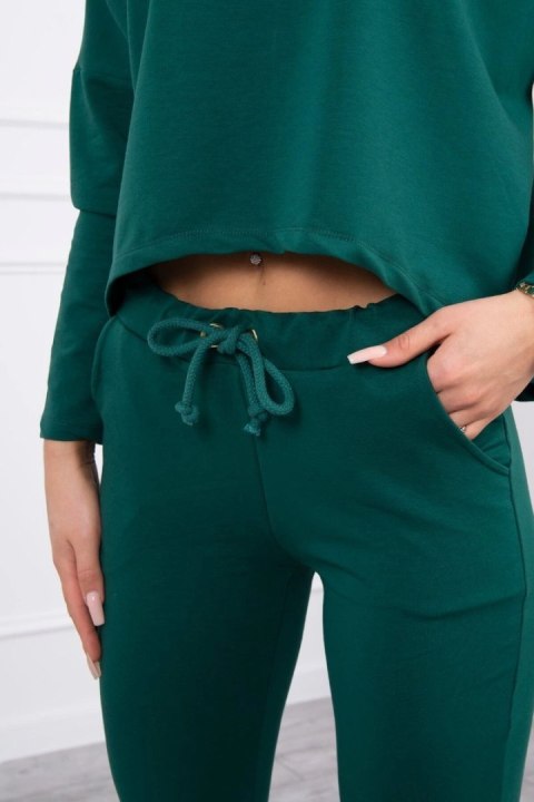 Komplet z bluzką oversize zielony Komplet z bluzką oversize zielony