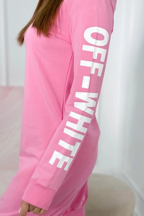 Sukienka Off White jasno różowa Sukienka Off White jasno różowa