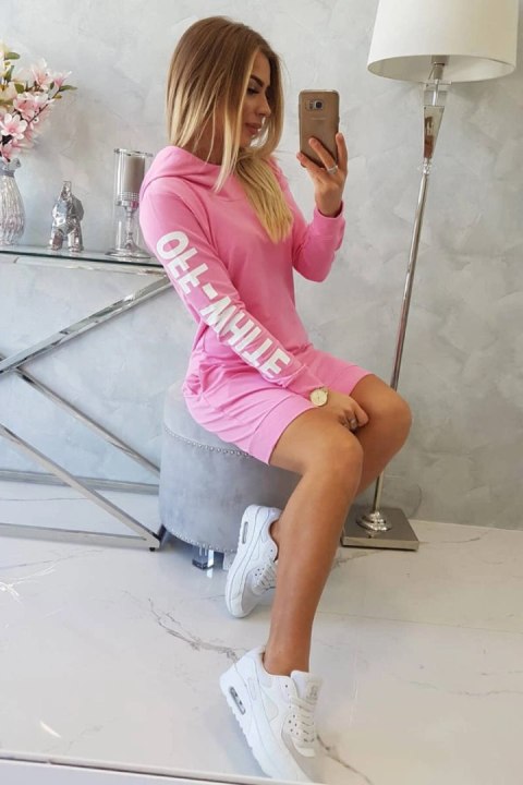 Sukienka Off White jasno różowa Sukienka Off White jasno różowa