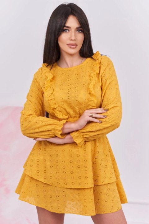 Sukienka boho musztardowa Sukienka boho musztardowa