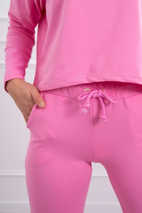 Komplet z bluzką oversize jasno różowa Komplet z bluzką oversize jasno różowa
