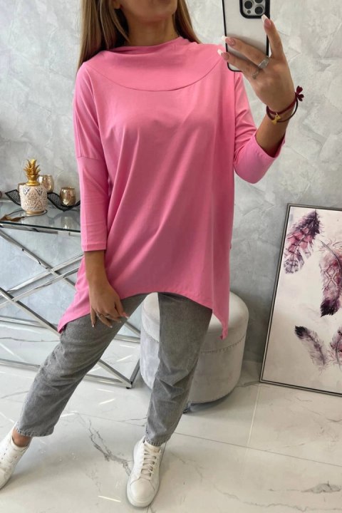 Bluza z nadrukiem roweru jasno różowa Bluza z nadrukiem roweru jasno różowa