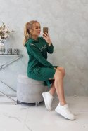 Sukienka z napisem unlimited zielona
