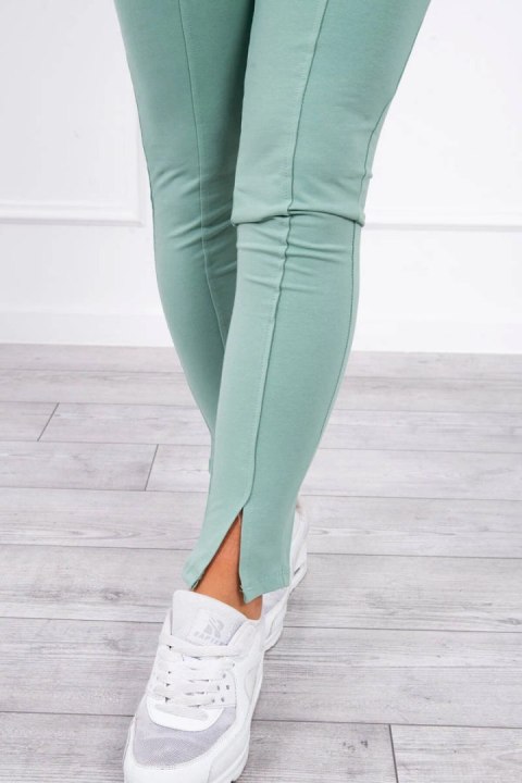 Komplet z bluzką oversize ciemny miętowy Komplet z bluzką oversize ciemny miętowy