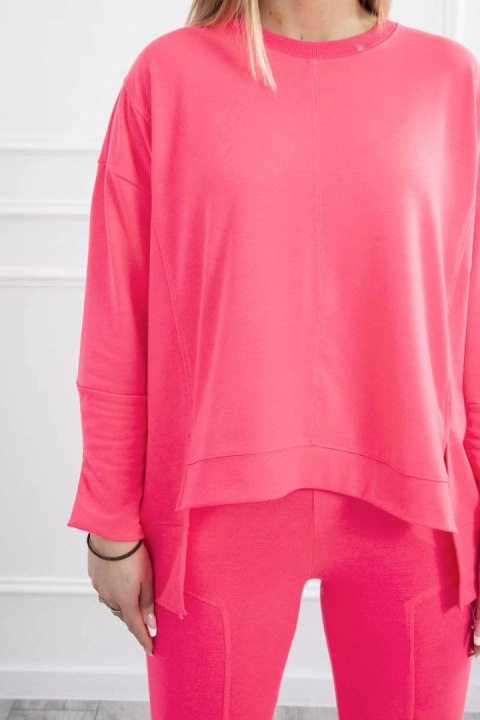 Komplet z bluzką oversize różowy neon Komplet z bluzką oversize różowy neon