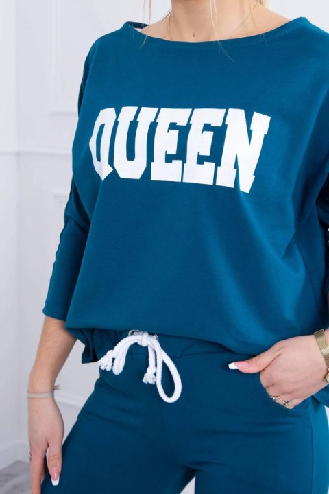 Komplet z nadrukiem Queen morski Komplet z nadrukiem Queen morski