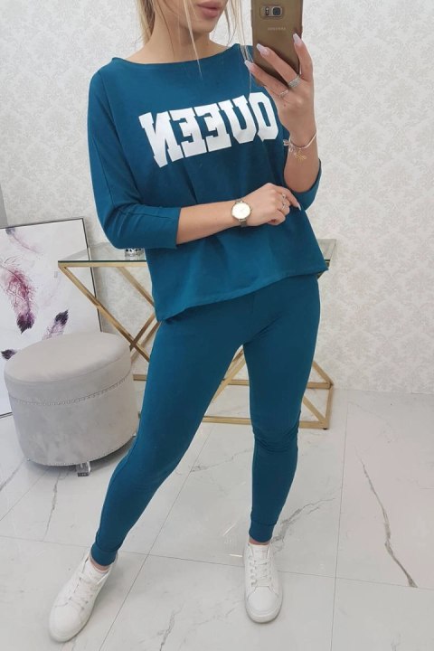 Komplet z nadrukiem Queen morski Komplet z nadrukiem Queen morski