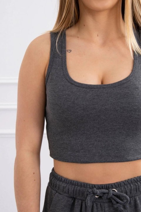 Komplet top+spodnie grafitowe Komplet top+spodnie grafitowe
