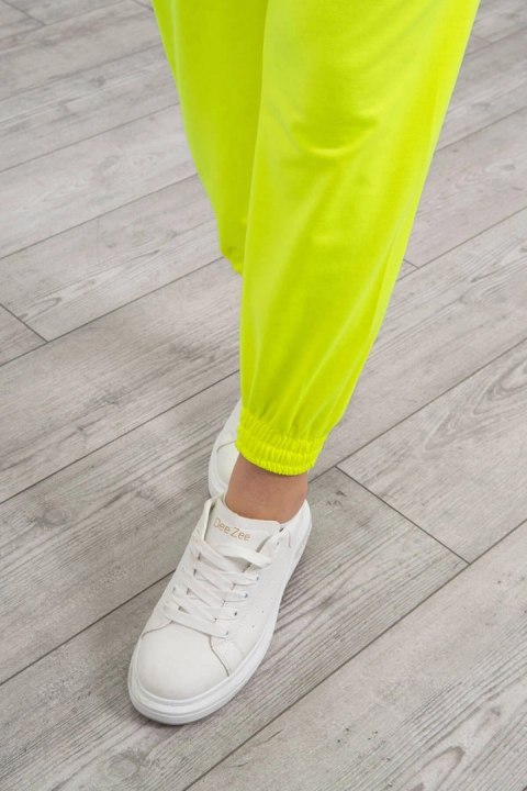 Komplet top+spodnie żółty neon Komplet top+spodnie żółty neon