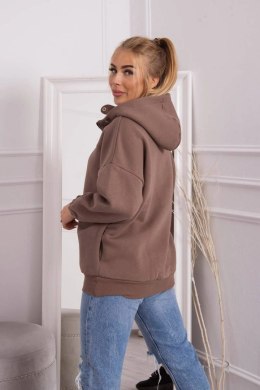 Bluza z kapturem mocca