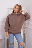 Bluza z kapturem mocca