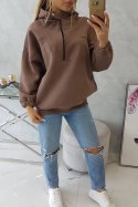 Bluza z kapturem mocca