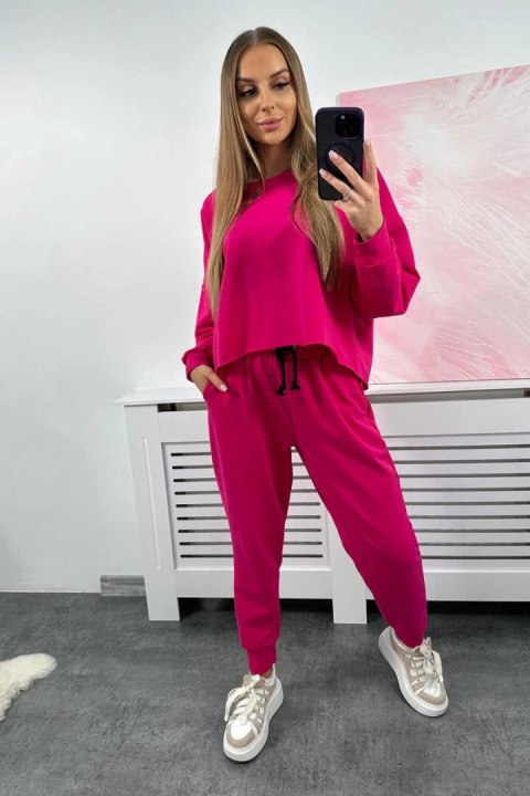 Komplet 2-częściowy bluza + spodnie fuksja Komplet 2-częściowy bluza + spodnie fuksja