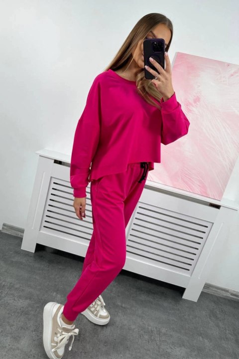 Komplet 2-częściowy bluza + spodnie fuksja Komplet 2-częściowy bluza + spodnie fuksja